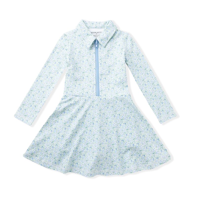 Swoon Long Sleeve Floral Collar Tennis Dress - Persnickety Shop
