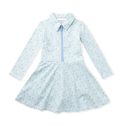 Swoon Long Sleeve Floral Collar Tennis Dress - Persnickety Shop