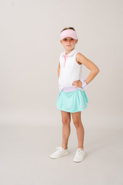 Set Athletics Gabby Tank - Pure Coconut, Cotton Candy Pink - Persnickety Shop