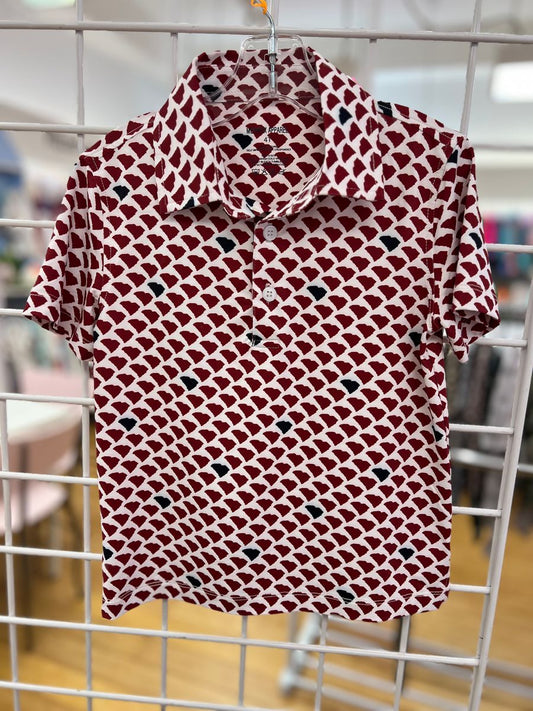 Meripex GAMECOCK South Carolina Outline - Garnet and Black Solid Fill