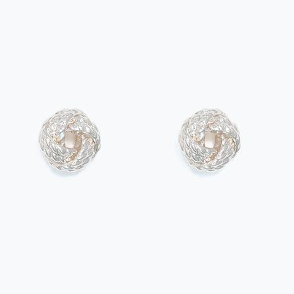 Earrings-Silver Love Knots - Persnickety Shop