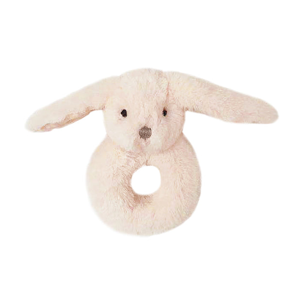 Mon Ami Bunny Fur Rattle-Pink - Persnickety Shop
