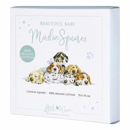 'LITTLE PAWS' DOG MUSLIN GIFT SET - Persnickety Shop