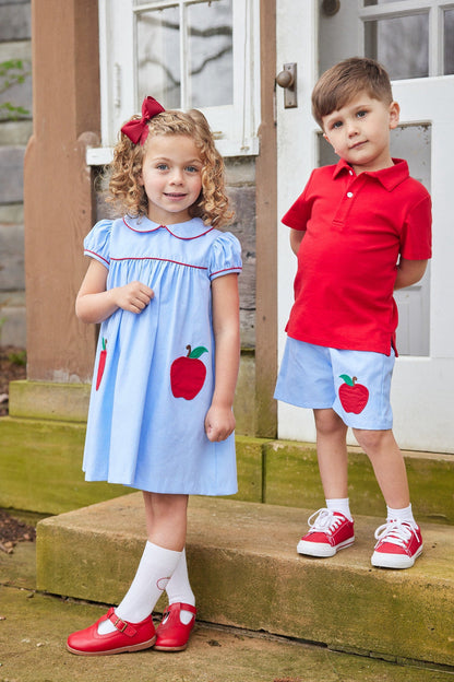 Short Sleeve Polo - Red - Persnickety Shop