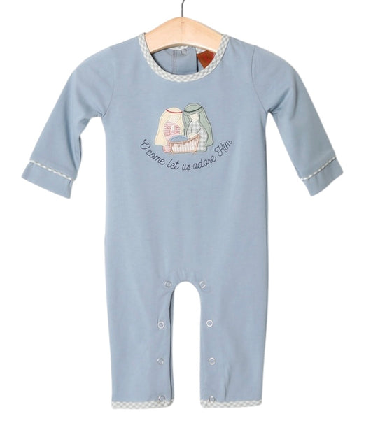 Millie Jay Nativity Appliqué Boys Romper