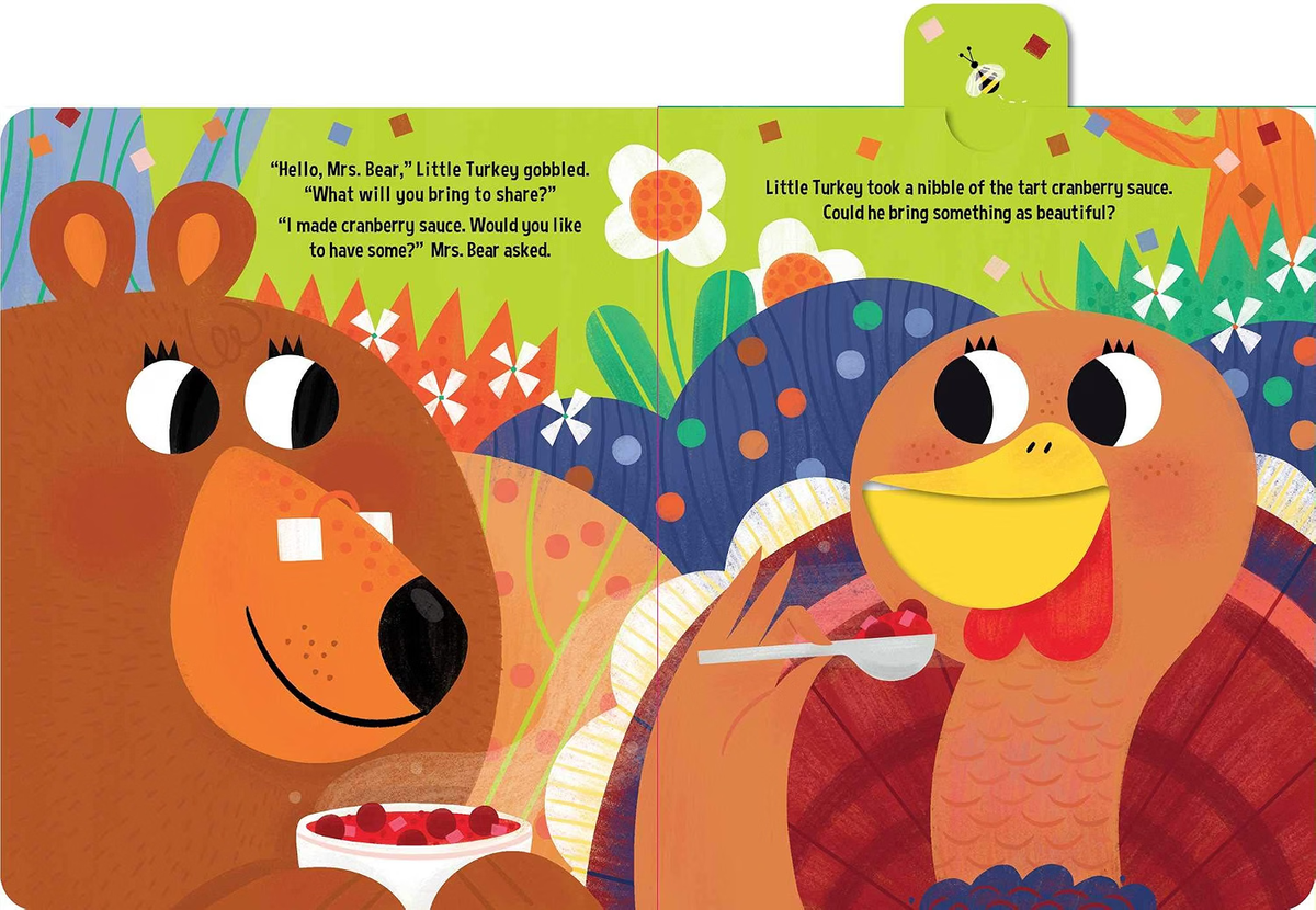 Turkey Gobble (Crunchy Board Books) by Allison Black (Illustrator), Little Bee Books (Author)