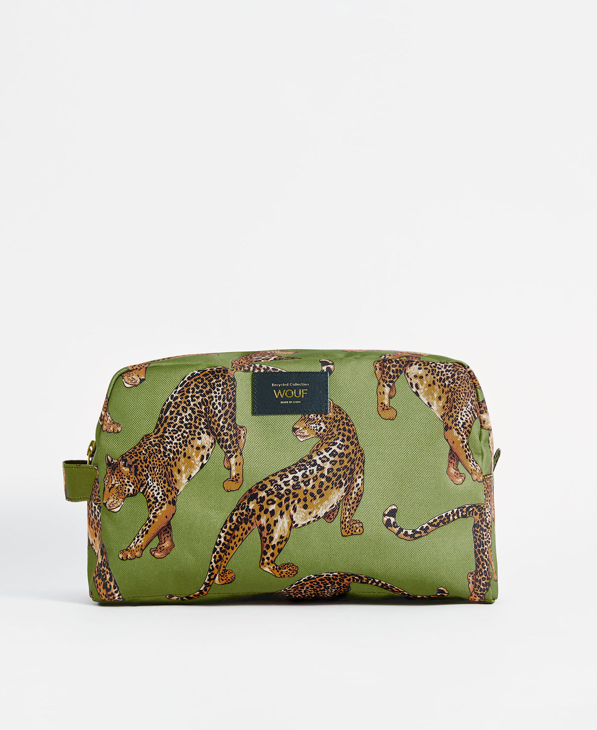 Olive Leopard Large Toiletry Bag - Persnickety Shop