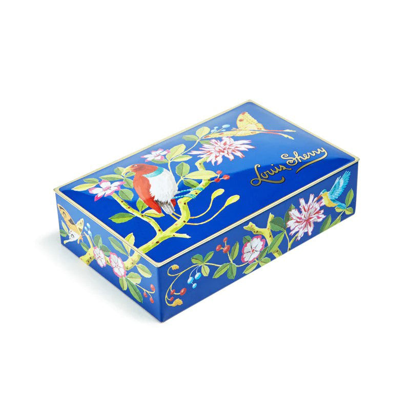 Louis Sherry Chocolate Tin, 2 Piece, Bird & Butterfly