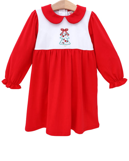 PRE-ORDER | O Christmas Tree Charlotte Dress by Jellybeans Smock Candy - Persnickety Shop
