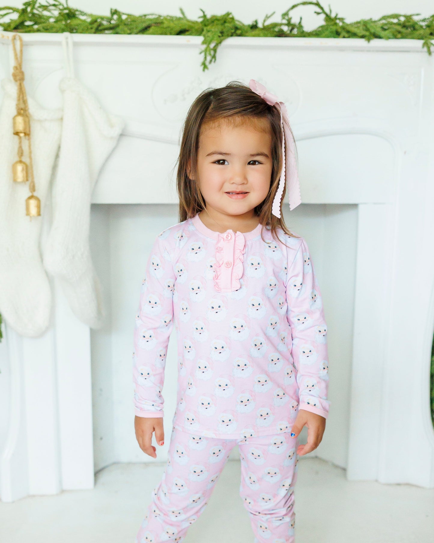 PRE-ORDER |Jolly Santa Ruffle Set  by Jellybeans Smock Candy - Persnickety Shop