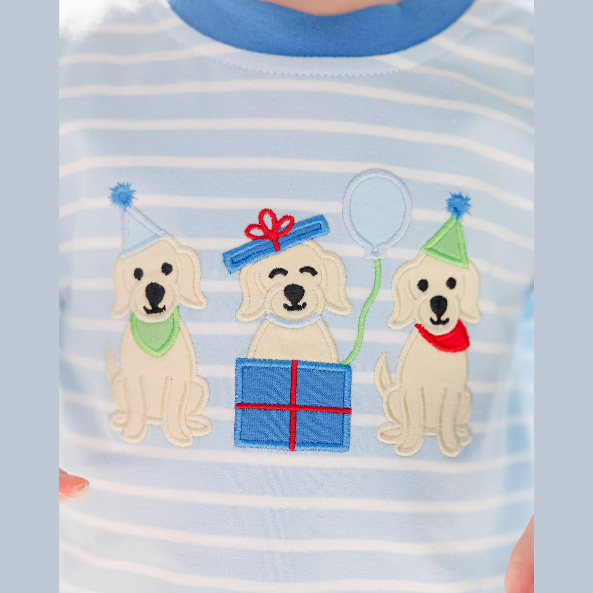 Jellybean by Smock Candy Puppy Party Romper