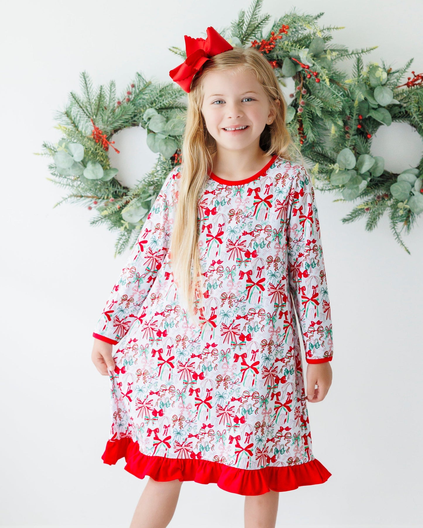PRE-ORDER |Wrapped in a Bow Dress Jellybean by Smock Candy - Persnickety Shop