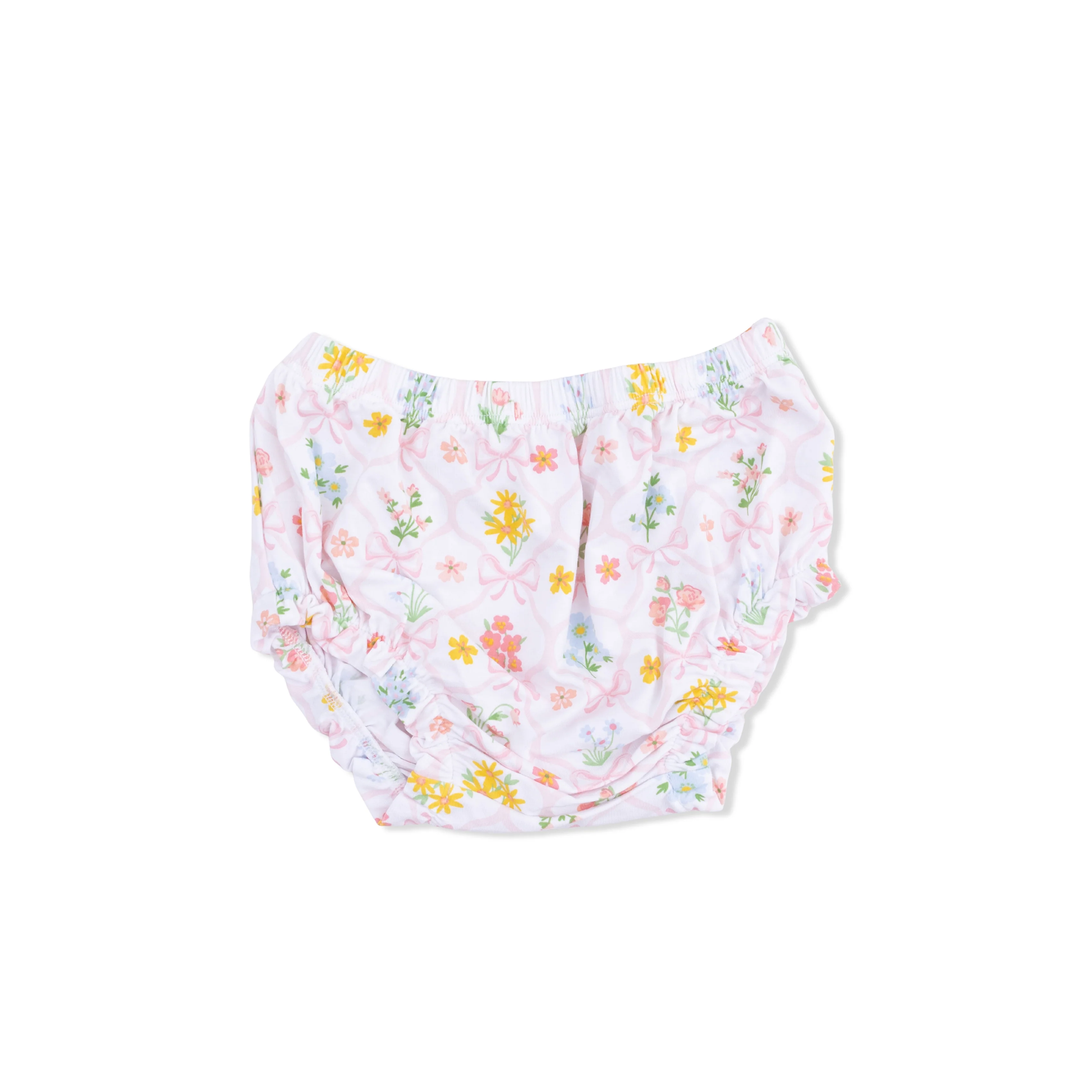 Spring Blooms Bow Trellis - Ruffly Strap Top And Bloomer - Persnickety Shop