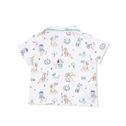 Country Club Dogs Neutral - Polo with Casual Short - Persnickety Shop