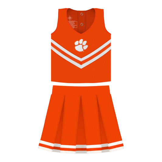 CLEMSON TIGERS ORANGE TWO PIECE CHEER UNIFORM - Persnickety Shop