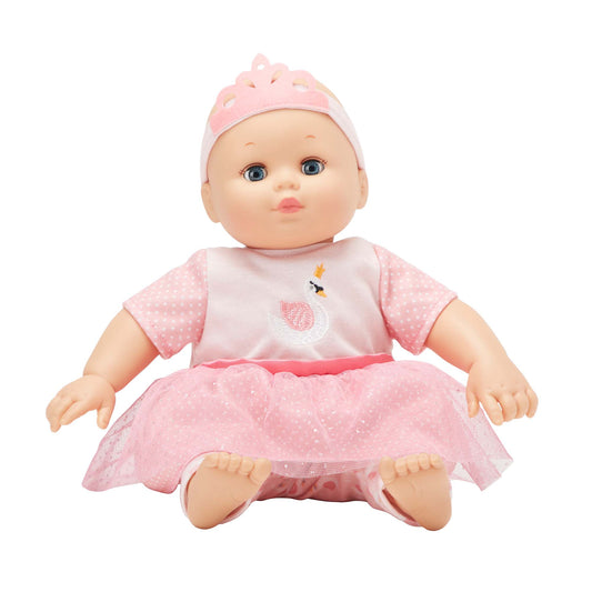 14" Babble Baby®- Pink Swan - Persnickety Shop