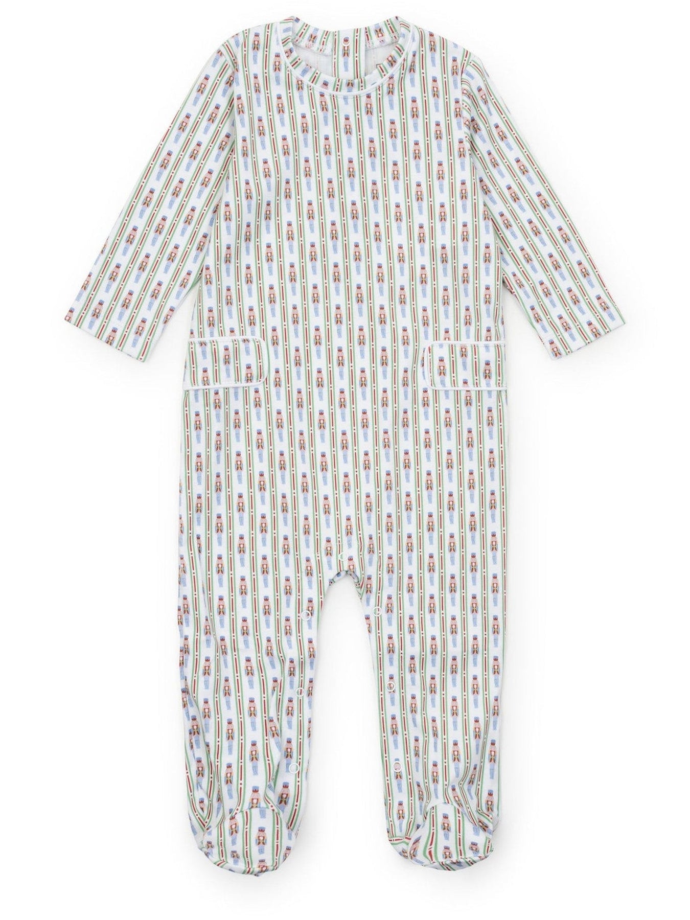 Lila and Hayes PRE-ORDER PRESTON ROMPER - NUTCRACKER STRIPE - Persnickety Shop