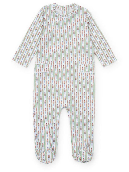 Lila and Hayes PRE-ORDER PRESTON ROMPER - NUTCRACKER STRIPE - Persnickety Shop