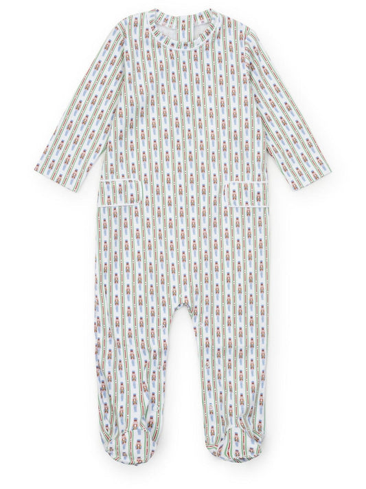 Lila and Hayes PRE-ORDER PRESTON ROMPER - NUTCRACKER STRIPE - Persnickety Shop