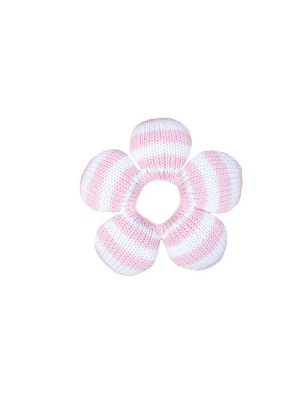 STAR KNIT RATTLE IN PINK