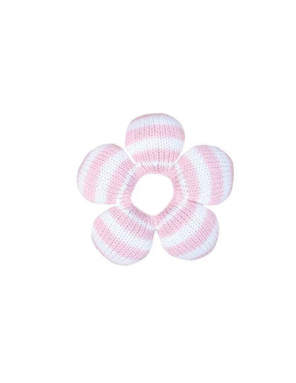 STAR KNIT RATTLE IN PINK