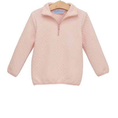 Trotter Street Kids Girls 1/4 Zip Quilted Pullover