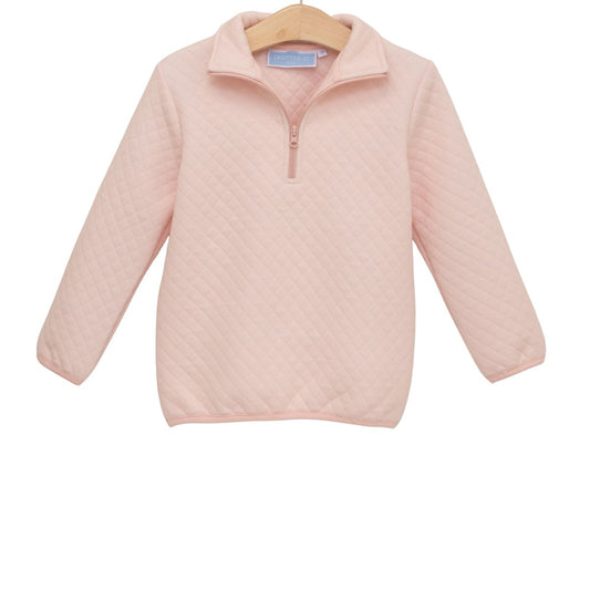 Trotter Street Kids Girls 1/4 Zip Quilted Pullover