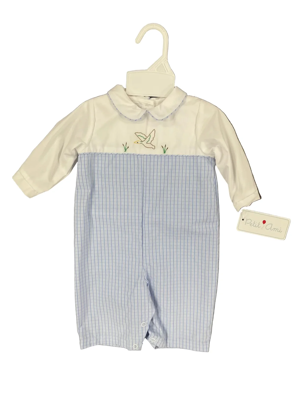 Petit Ami Embroidered Mallard Duck Longall