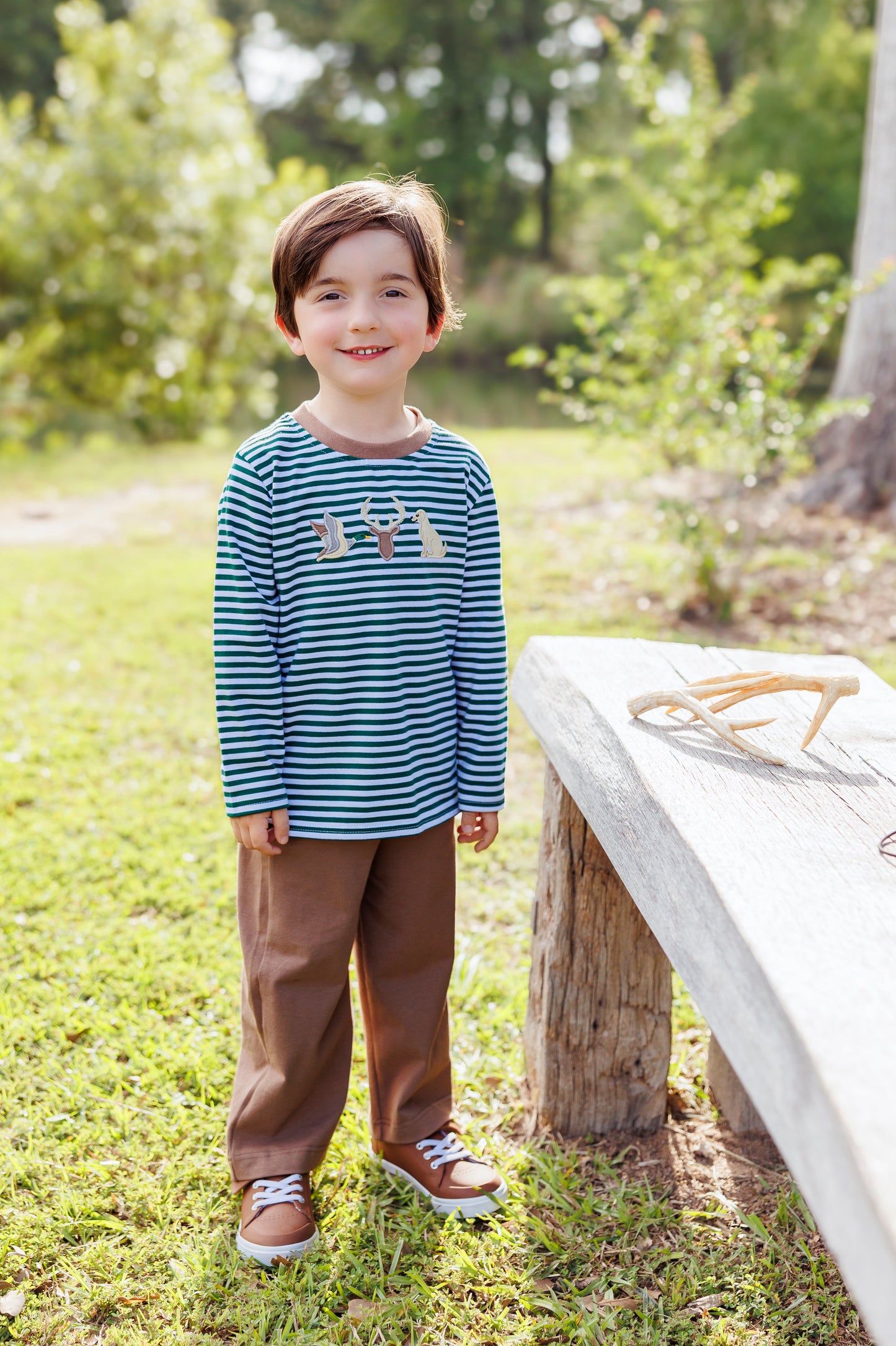 PRE-ORDER | Hunting Buddies Pant Set Jellybean by Smock Candy - Persnickety Shop