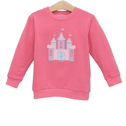 Trotter Street Kids French Terry Pullover- Castle