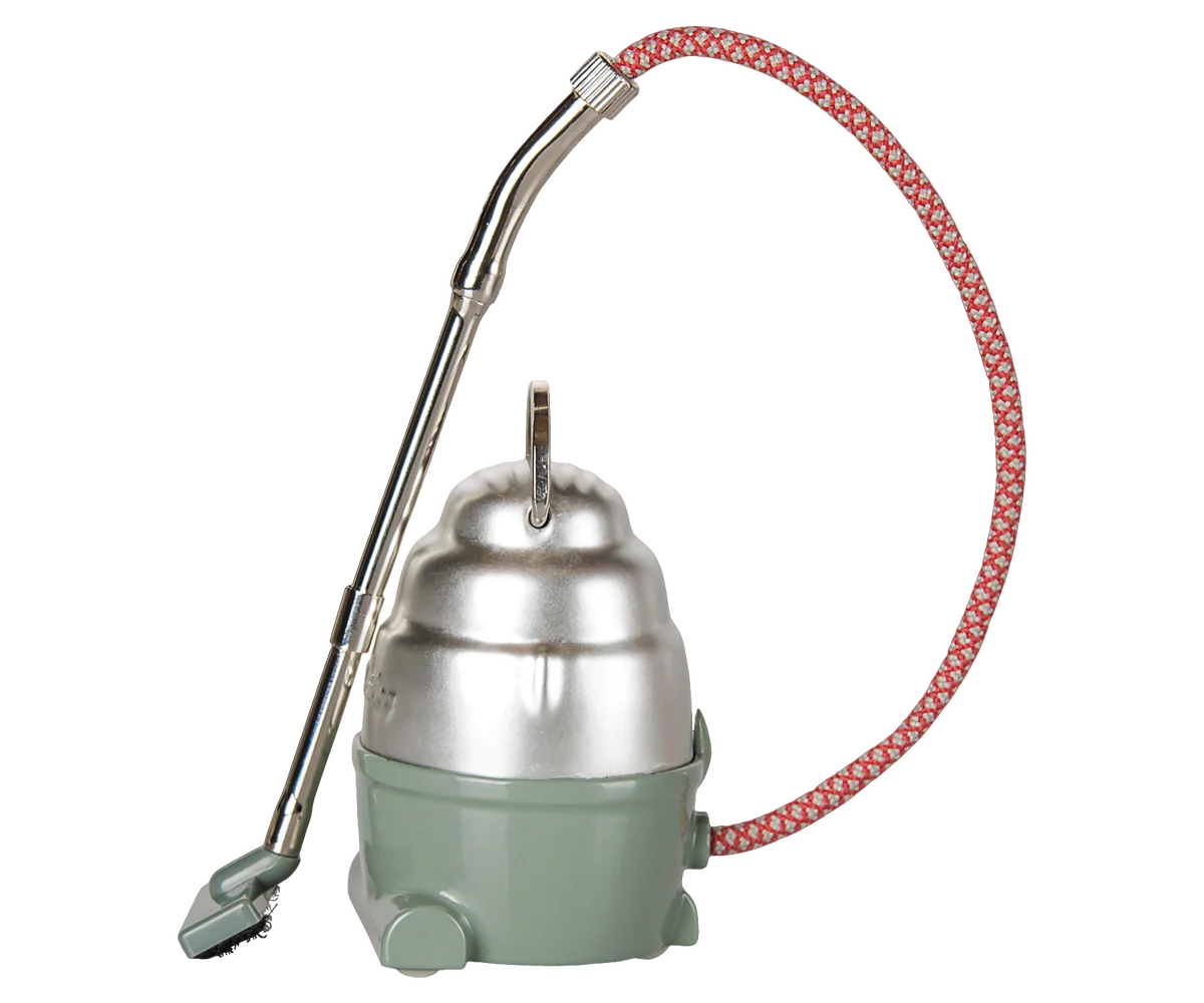 Maileg Vacuum cleaner, Mouse - Dark mint