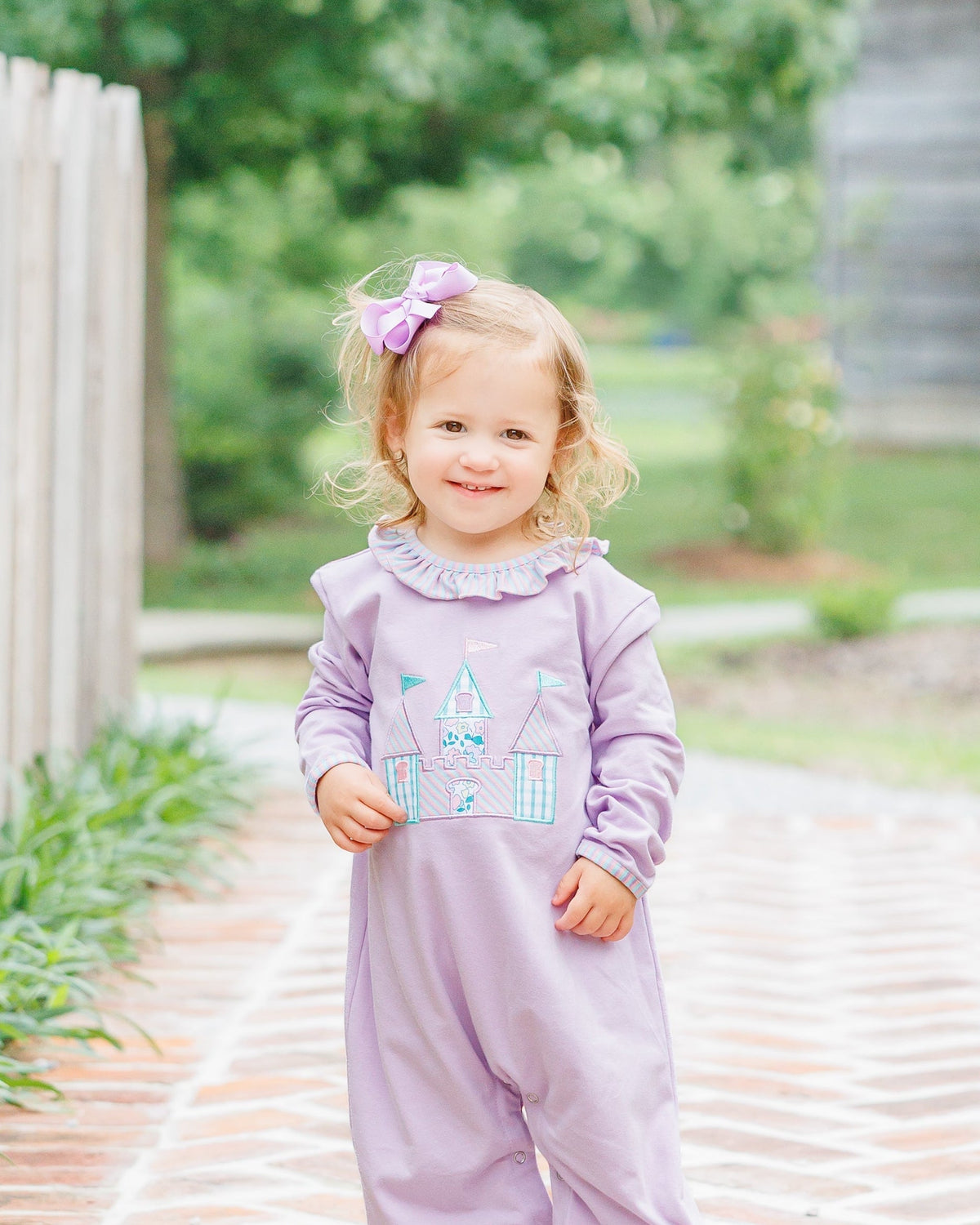 JellyBean by Smock Candy Princess Palace Ruffle Romper - Persnickety Shop