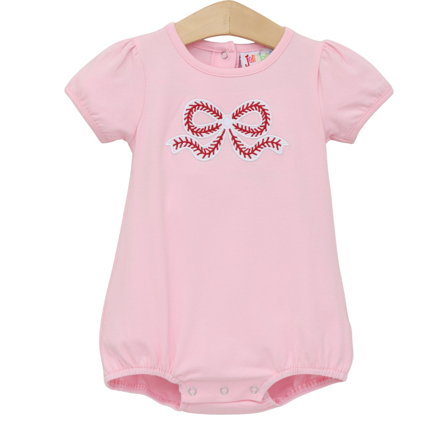 Jellybean Girl Ball Park Bow Bubble - Persnickety Shop