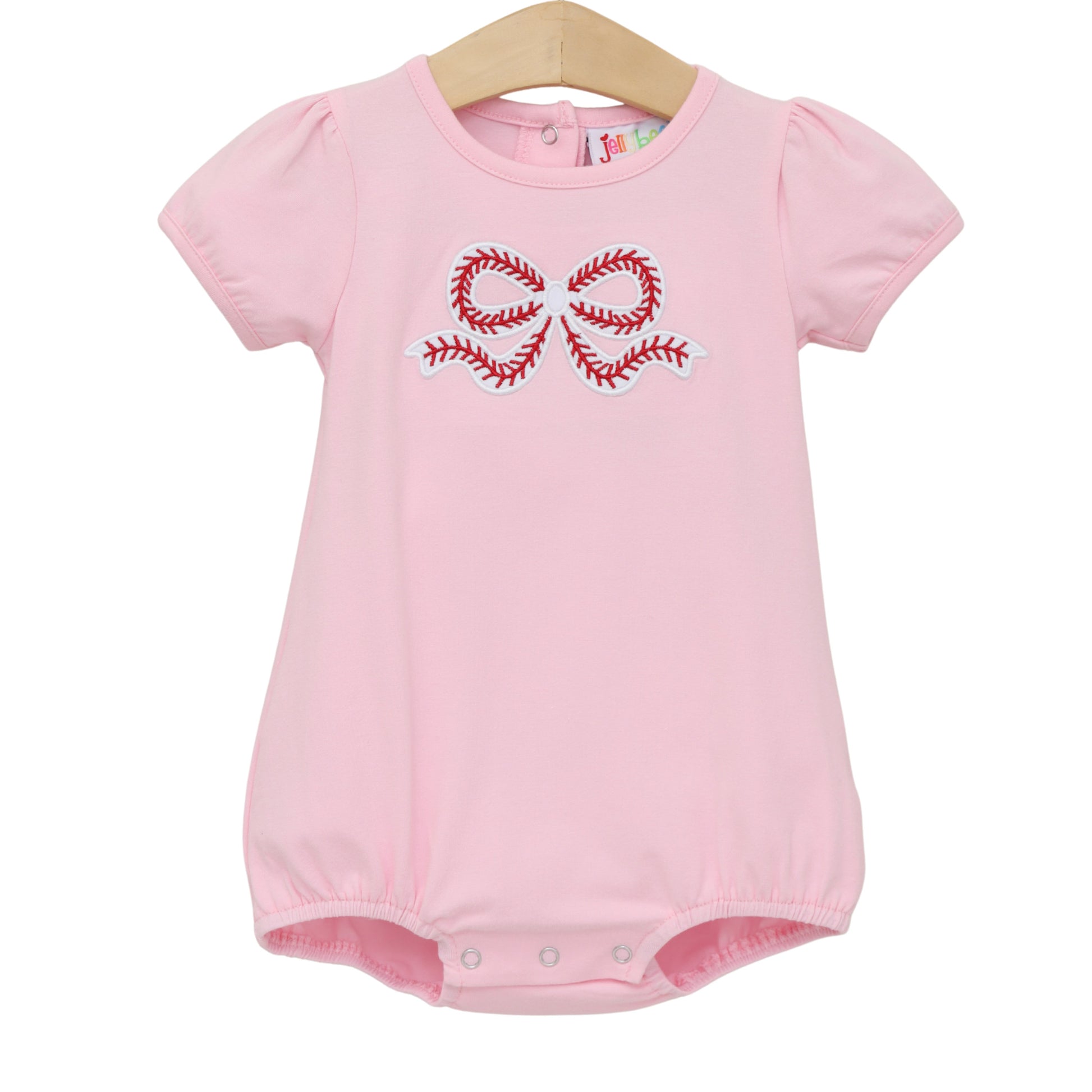 Jellybean Girl Ball Park Bow Bubble - Persnickety Shop