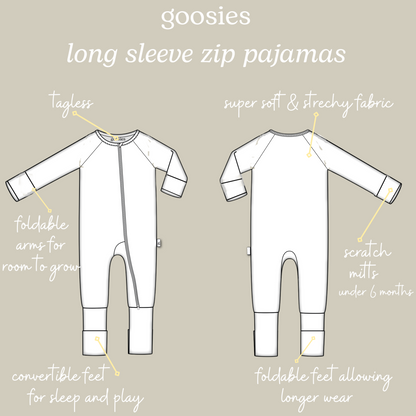 GOOSIES Convertible Zip Pajamas - Lake Fish