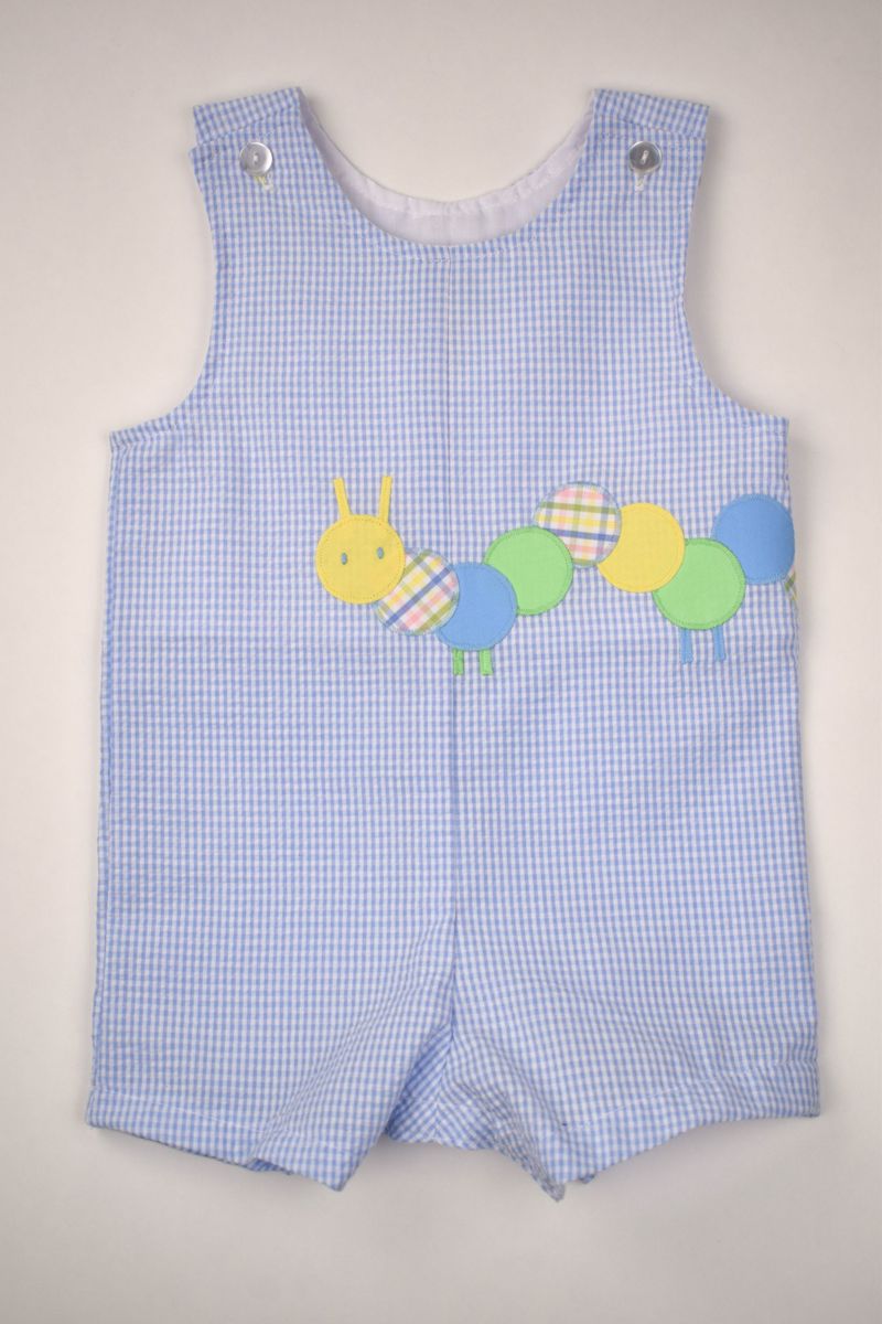 Caterpillar Appliqué Shortall – Funtasia Too! - Persnickety Shop