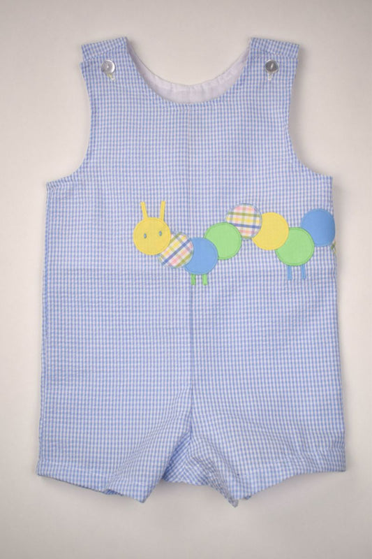 Caterpillar Appliqué Shortall – Funtasia Too! - Persnickety Shop