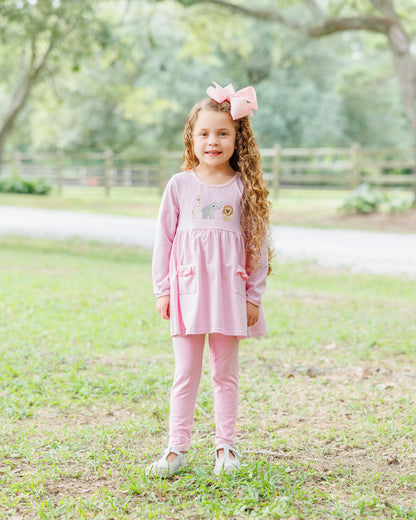 Jellybean by Smock Candy Zoo Crew Ruffle Pocket Pants Set - Persnickety Shop