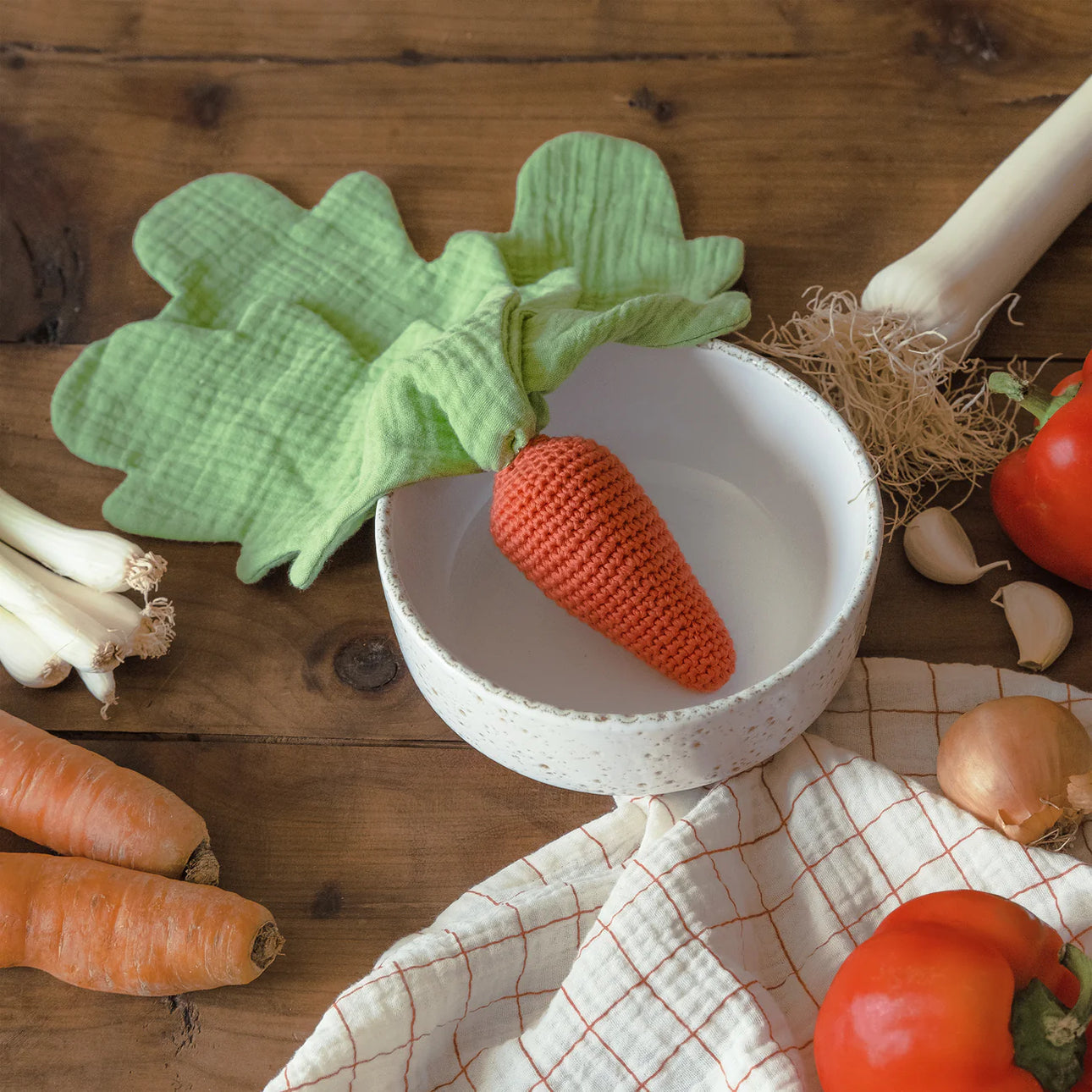 MyuM Veggy Rattles Without eyes - Persnickety Shop