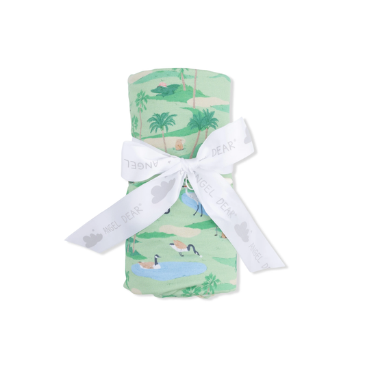 Golf Oasis Animals - Swaddle Blanket - Persnickety Shop
