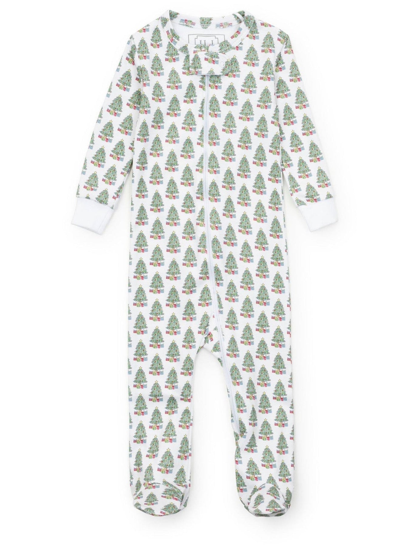 Lila and Hayes PRE-ORDER PARKER ZIPPER PAJAMA - UNDER THE CHRISTMAS TREE - Persnickety Shop