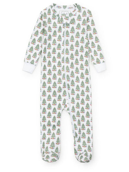 Lila and Hayes PRE-ORDER PARKER ZIPPER PAJAMA - UNDER THE CHRISTMAS TREE - Persnickety Shop