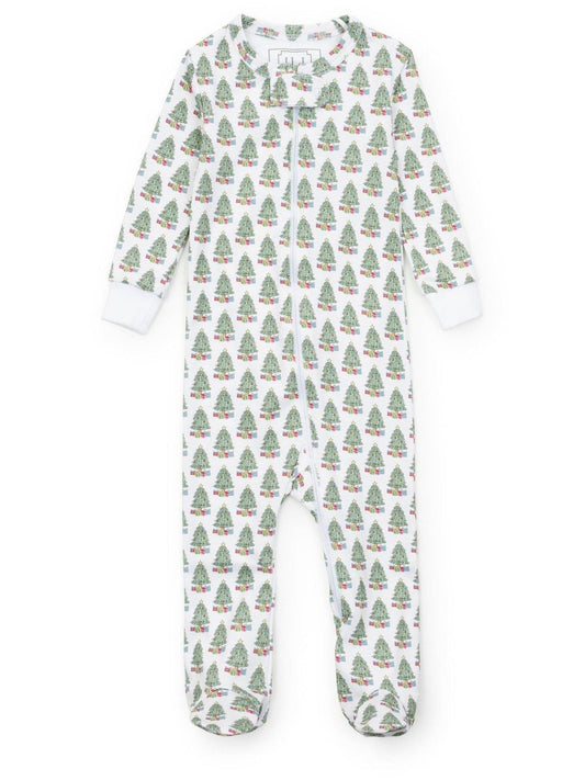 Lila and Hayes PRE-ORDER PARKER ZIPPER PAJAMA - UNDER THE CHRISTMAS TREE - Persnickety Shop