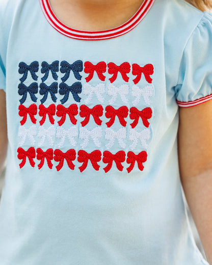 Jellybean Red, White, and Bows Bloomer Set