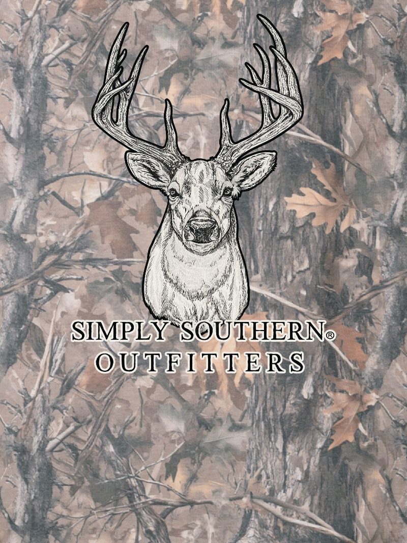 Simply Southern Boys Buck/Camo T-Shirt - Persnickety Shop