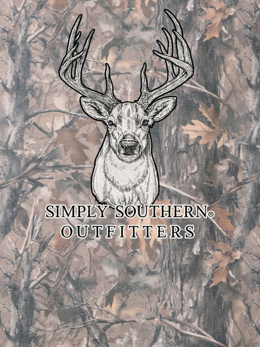 Simply Southern Boys Buck/Camo T-Shirt - Persnickety Shop