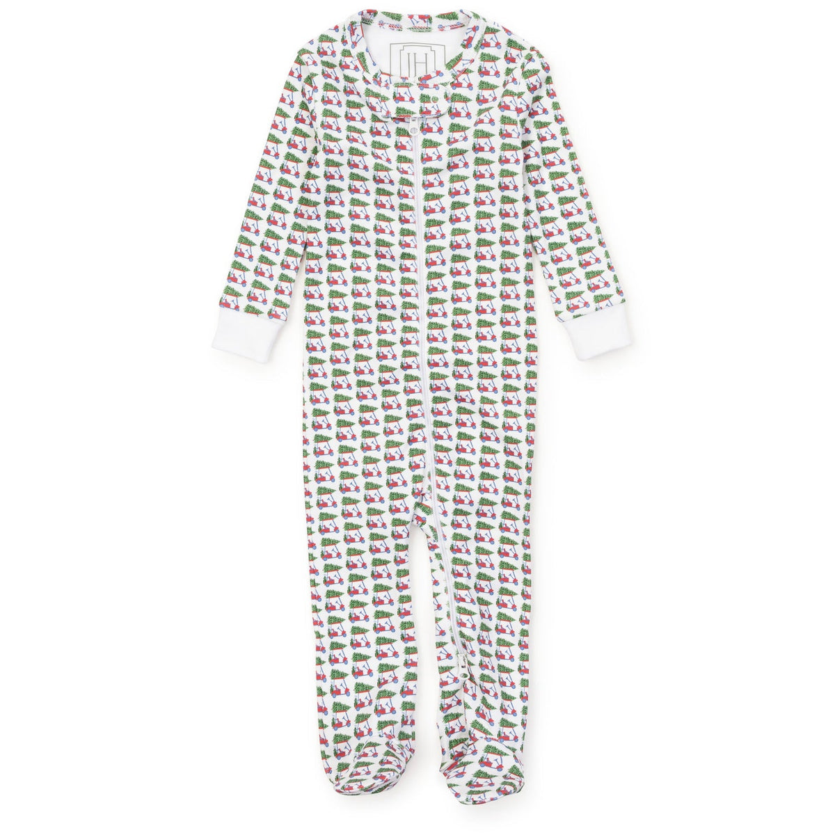 Lila and Hayes Parker Zipper Pajama - Christmas at the Club