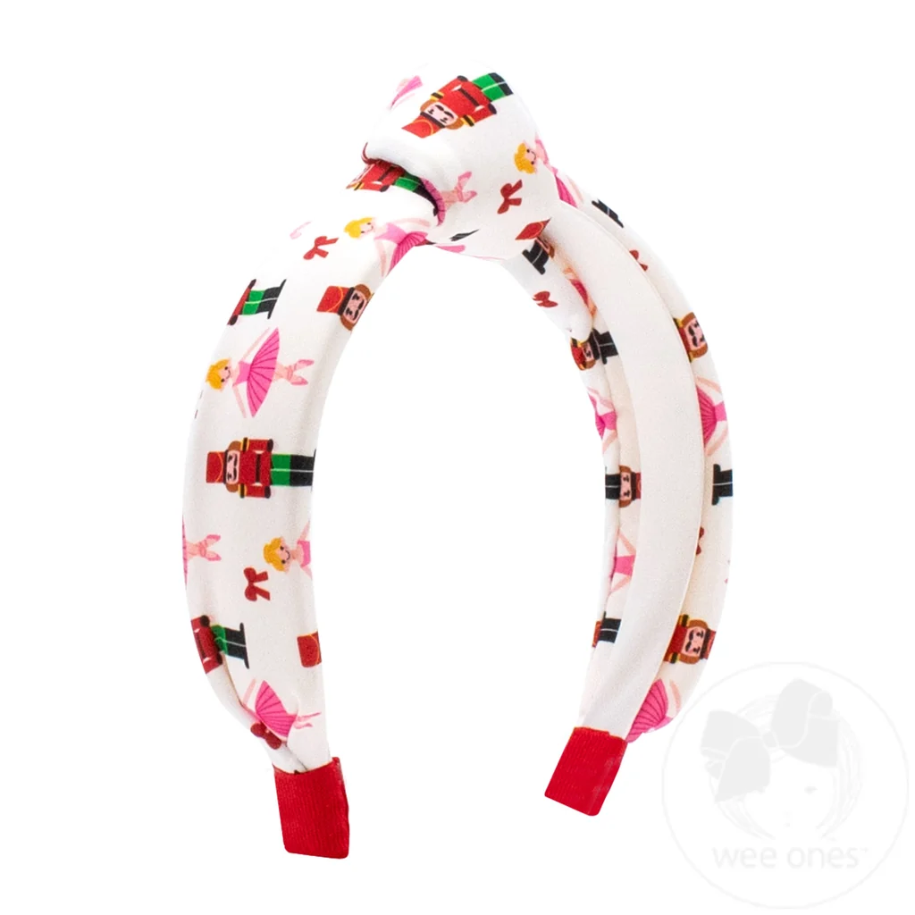 Wee Ones Nutcracker Christmas Knot Headband