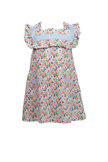 The Proper Peony-  Geranium Sleeveless Dress - Persnickety Shop
