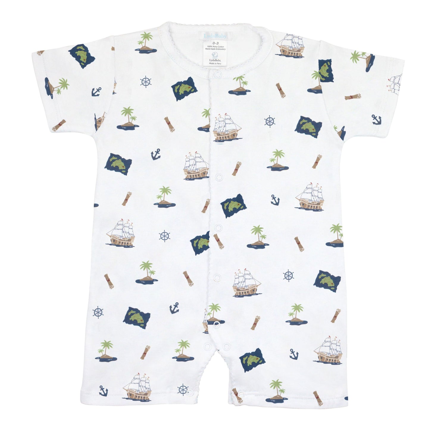 LYDA BABY PIRATE'S ISLAND Boy Romper - Persnickety Shop